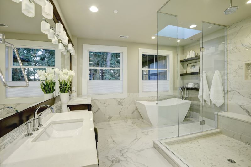 Open Shower Layout